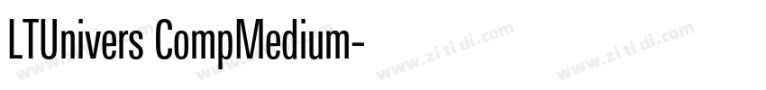 LTUnivers CompMedium字体转换